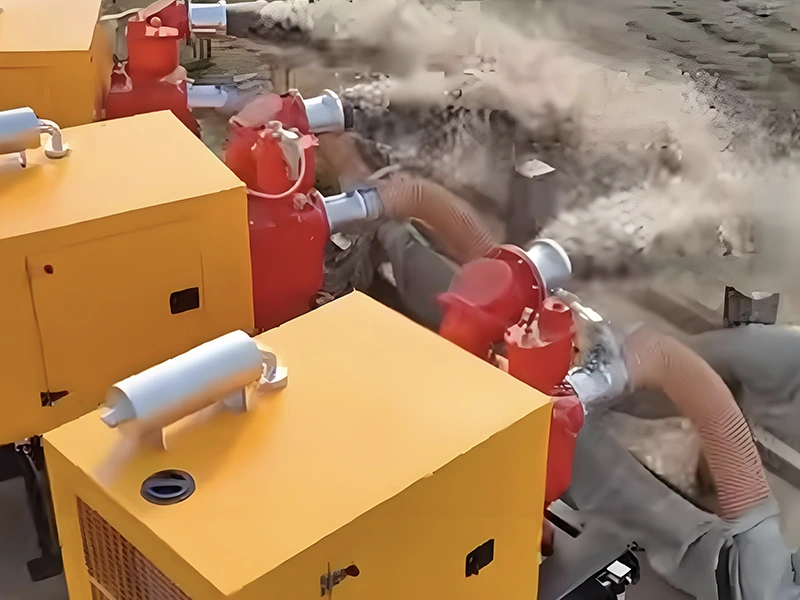 Jianghe Mafashama Ekudzivirira Zvigadzirwa Inosimudzira Diesel Injini Inotyairwa Yemvura Pombi Yakagadzirirwa Kuwedzera Kubudirira Kwemvura Yemafashama Capacity